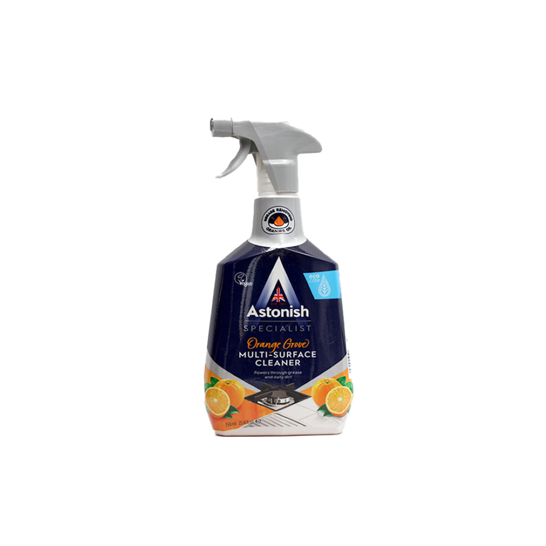 ASTONISH P/E MULTI-SURFACE CLEANER ORANGE 750ML